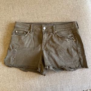 STITCH FIX! Level 99 Green Denim Shorts